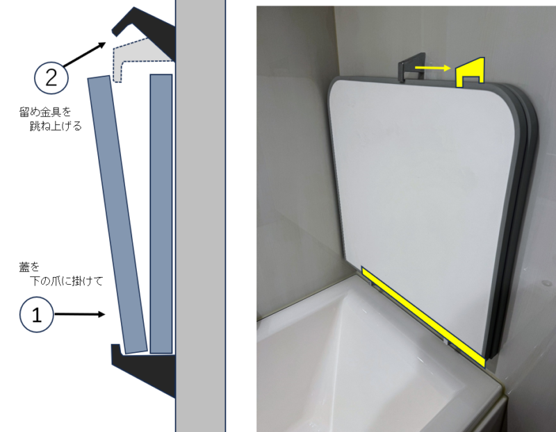 一条・風呂蓋のハンドリングが大変💦】保温力は凄いけど、重いし、留め金具も使い難い！ - JoySeniorLife